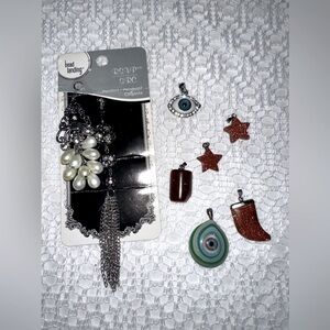 Adventurine stone and mixed pendant bundle